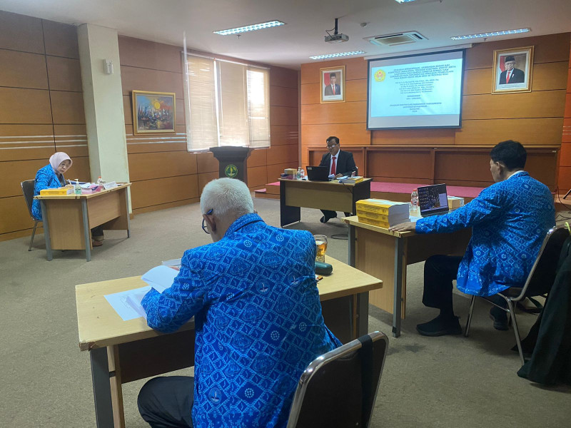 Di Uji 3 Rektor;  Bupati Suhardiman Akhirnya Lulus Ujian Tertutup Naskah Desertasi Program  Doktor