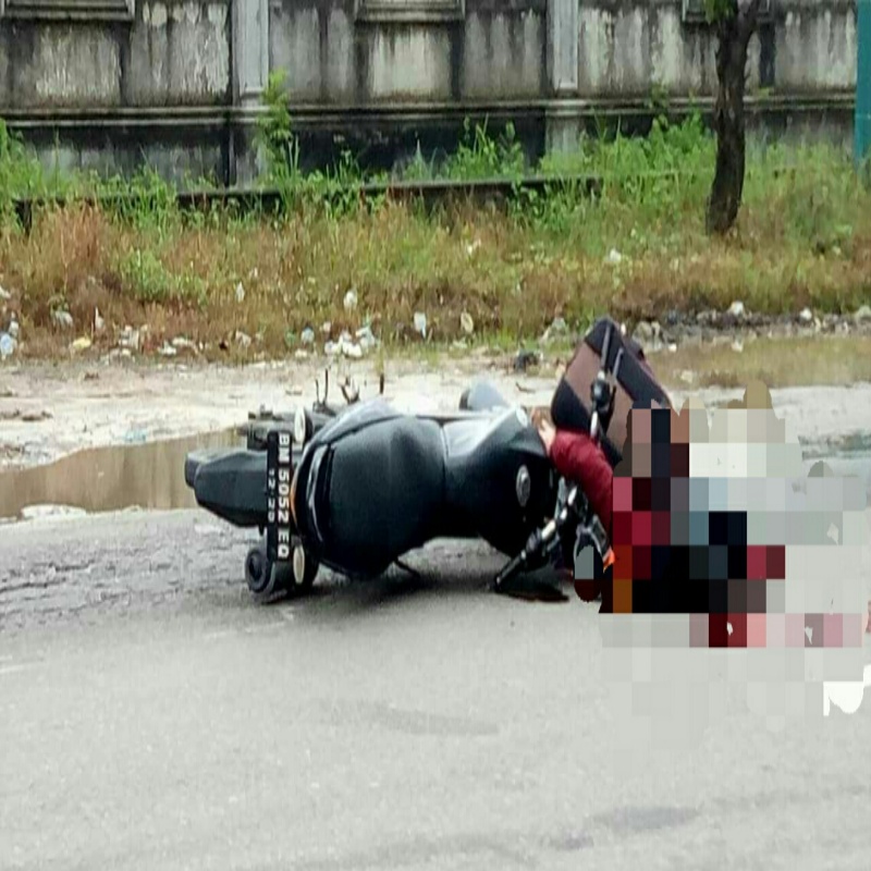 Kecelakaan Maut di Jalan Lintas Duri - Dumai KM 4 Kecamatan Bathin Solapan Memakan Korban Jiwa