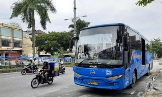 HUT Pekanbaru ke-240, Hari Ini dan 2 Hari Kedepan Naik Bus TMP Gratis
