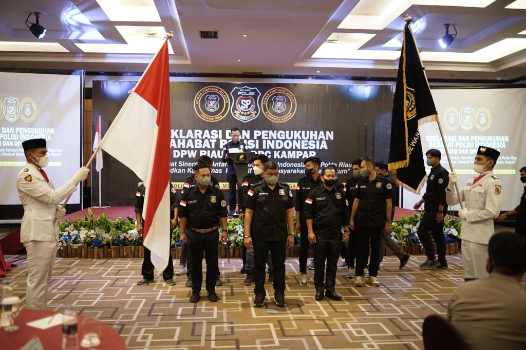 Kukuhkan DPW Riau dan DPC Kampar, Fonda Tangguh : SPI Mesti Bermamfaat Bagi Masyarakat dan Polri