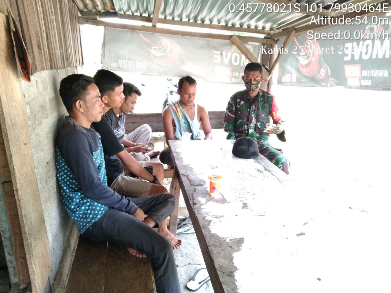 Babinsa Koramil 06/Cerenti Anjangsana Dengan Warga Binaan Didesa Kampung Baru Koto 