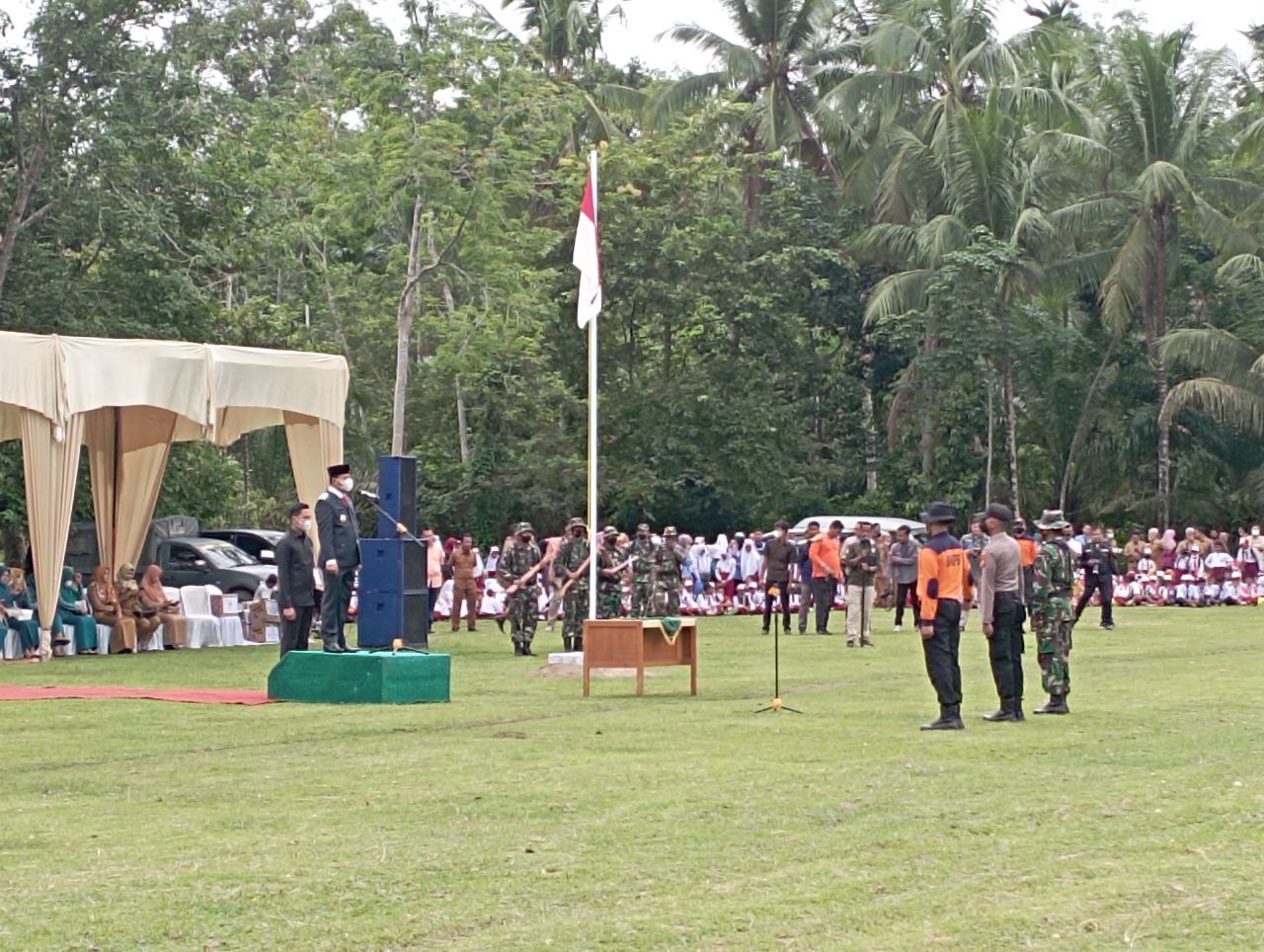 Pembukaan TMMD Ke-114  Di Desa Pulau Panjang Hulu Dan Pulau Sipan Kecamatan Inuman Kabupaten Kabupaten Kuantan Singingi