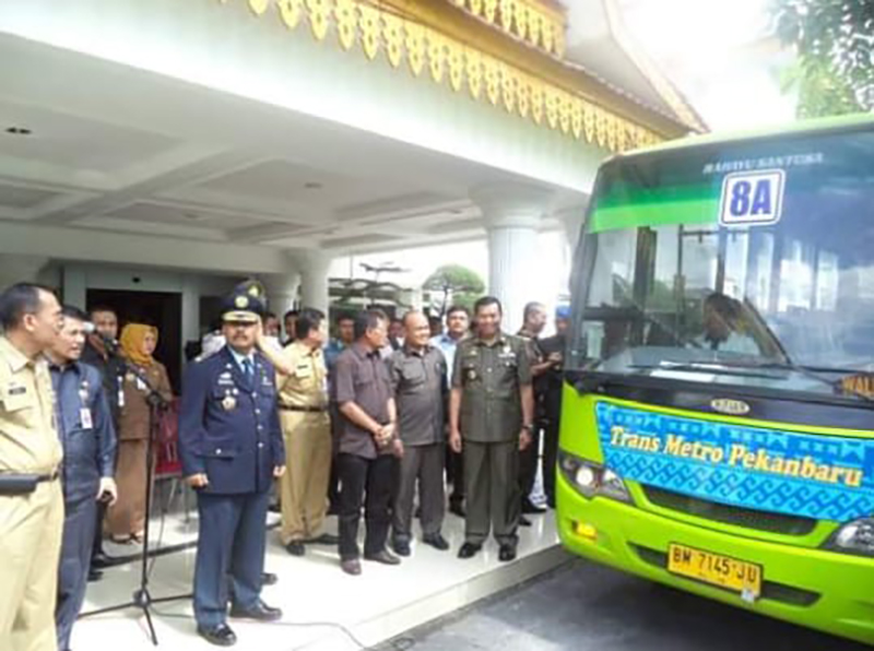 Tingkatkan Pelayanan Trans Metro Pekanbaru, Tahun Depan Angkutan Feeder Dioperasikan