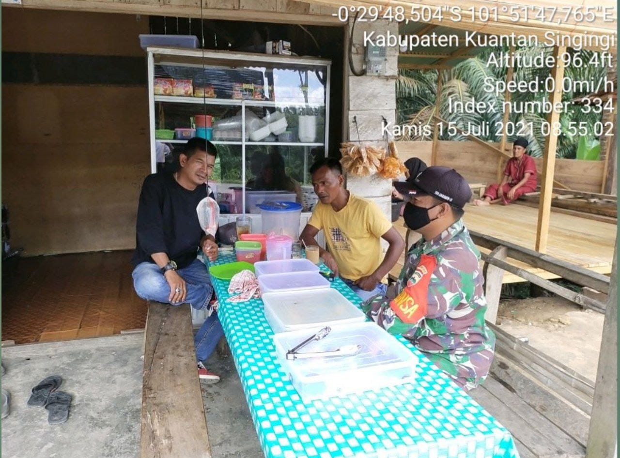 Babinsa Koramil 06/Cerenti  0302/Inhu,Sertu Heriyus Saputera Melaksanakan Komsos Dengan Warga Binaan