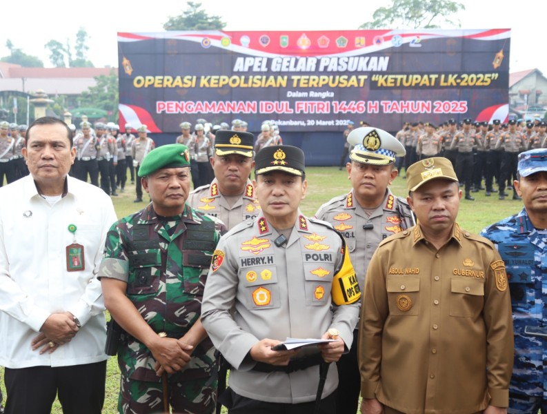 Amankan Mudik Lebaran, Polda Riau Siagakan 3.452 Personel Gabungan di Operasi Ketupat LK 2025