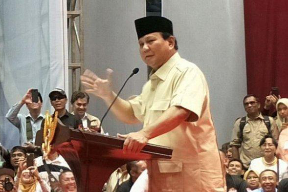 Prabowo: Elite Rai Gedhek, Suka Nyolong Tapi Mukanya Sok Tak Berdosa