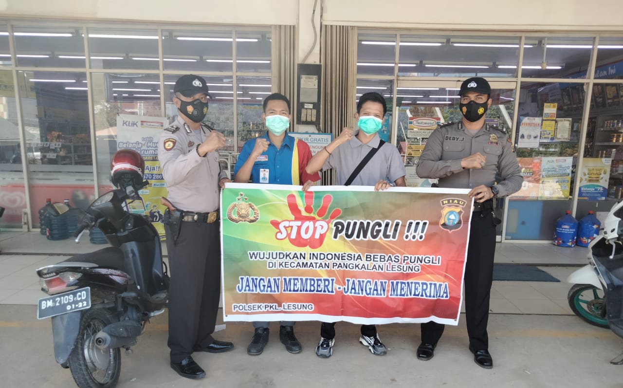 Personel Polsek Pangkalan Lesung Gencar Laksanakan Giat Saber Pungli