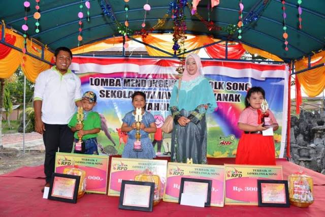 RPD Bengkalis Taja Lomba Mendongeng dan Folk Song Tingkat TK, Ini Pemenangnya