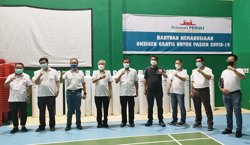 Pinjamkan Tabung Oksigen Gratis, Wali Kota Apresiasi Relawan Peduli Covid-19