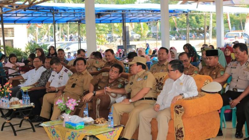 Bupati dan DPRD Rohul Resmikan Tiga Pembangunan di Desa Tapung Jaya