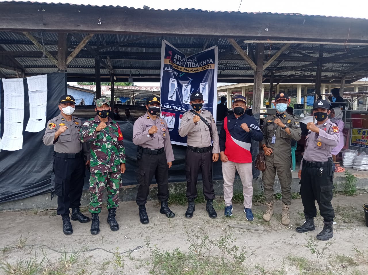 Polsek Bunut Kerahkan Personel Amankan Pilkades Serentak