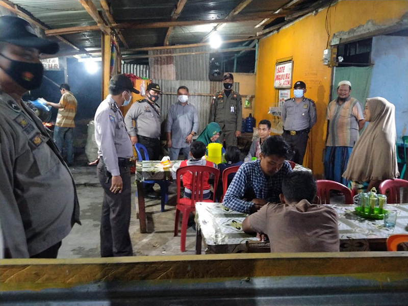 Polsek Bunut Gencar Laksanakan Operasi Yustisi Malam Hari