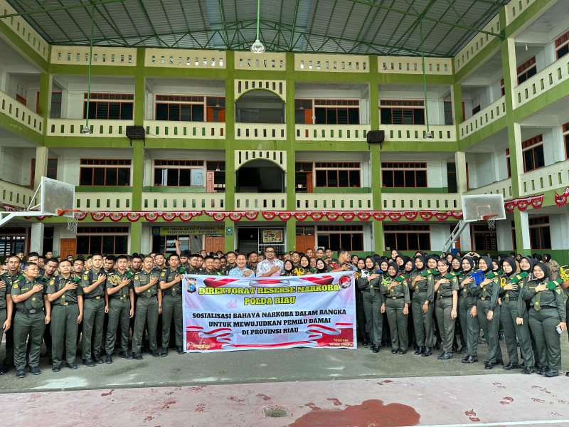 Sosialisasi Narkoba dan Pilkada Damai Digelar di SMK Taruna Satria