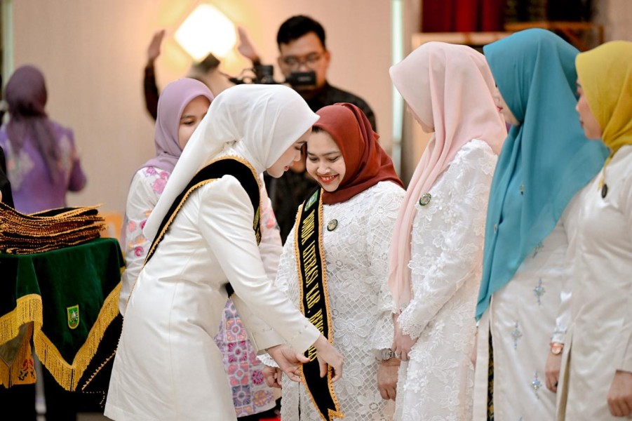 Bupati Kasmarni Dilantik Menjadi Bunda PAUD dan Literasi Kabupaten Bengkalis