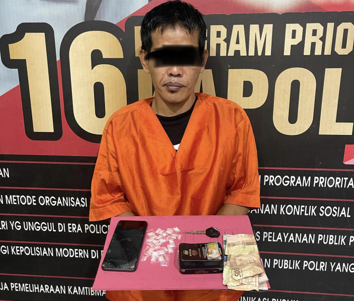 Target Operasi Polisi, Pengedar Sabu di Inhu Akhirnya Ditangkap