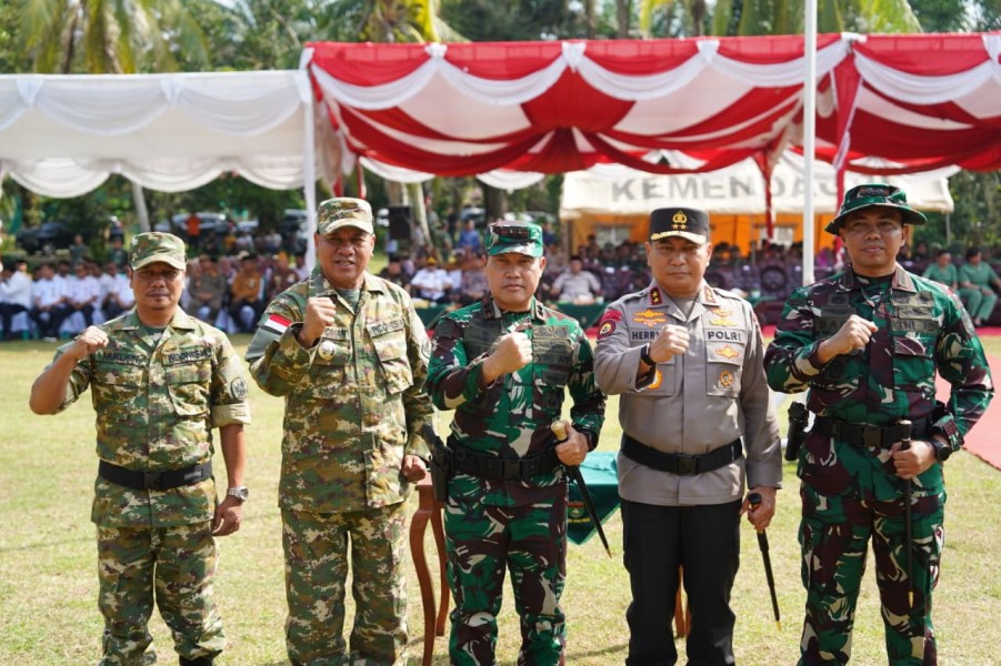 TMMD 127 Ditutup, Kolaborasi TNI-Polri Hadirkan Air Bersih dan Infrastruktur Baru di Kuansing