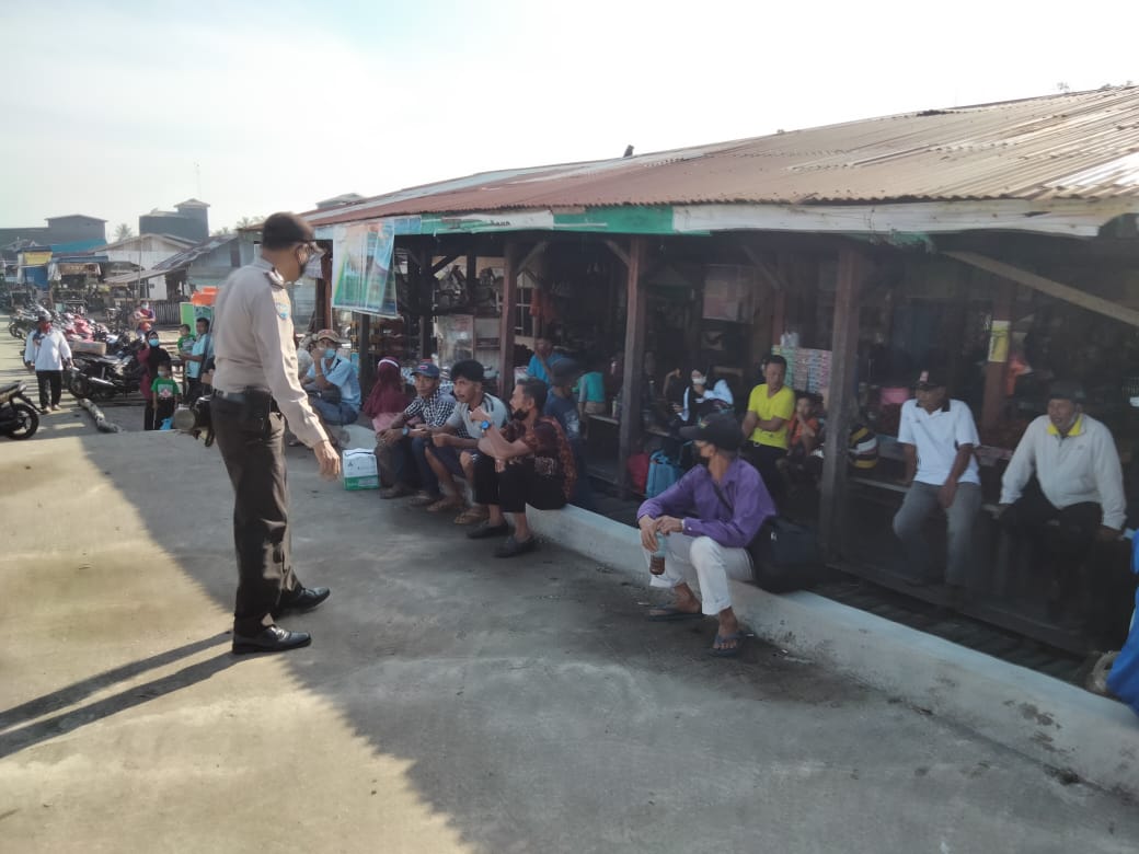 Polsek Kuala Kampar Gelar Operasi Yustisi di Masa PPKM Berbasis Mikro