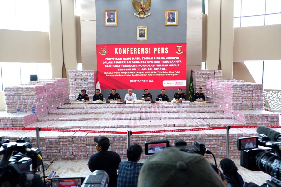 Kejagung Sita Rp11,8 Triliun dari Kasus Korupsi Ekspor CPO