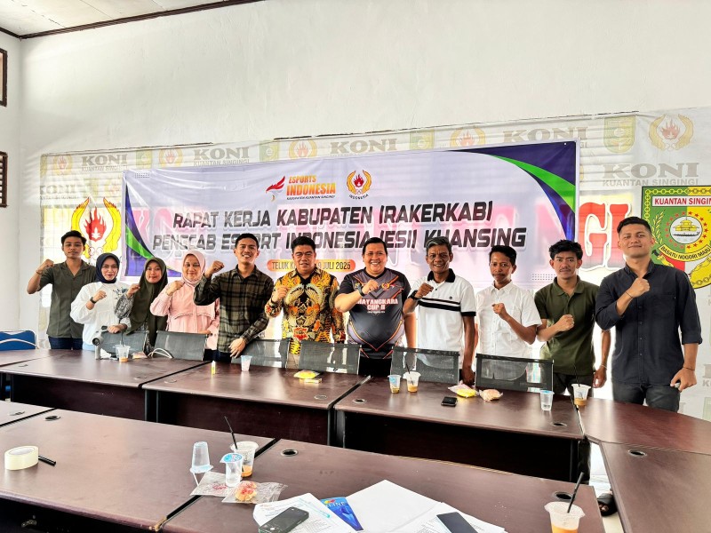 Targetkan 2 Emas Pada Porprov Riau 2026, ESI Kuansing Gelar Raker Bahas Kejuaraan Kabupaten