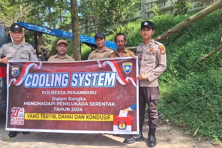 Polresta Pekanbaru dan DLHK Gelar Sosialisasi Kebersihan Lingkungan Jelang Pilkada Serentak