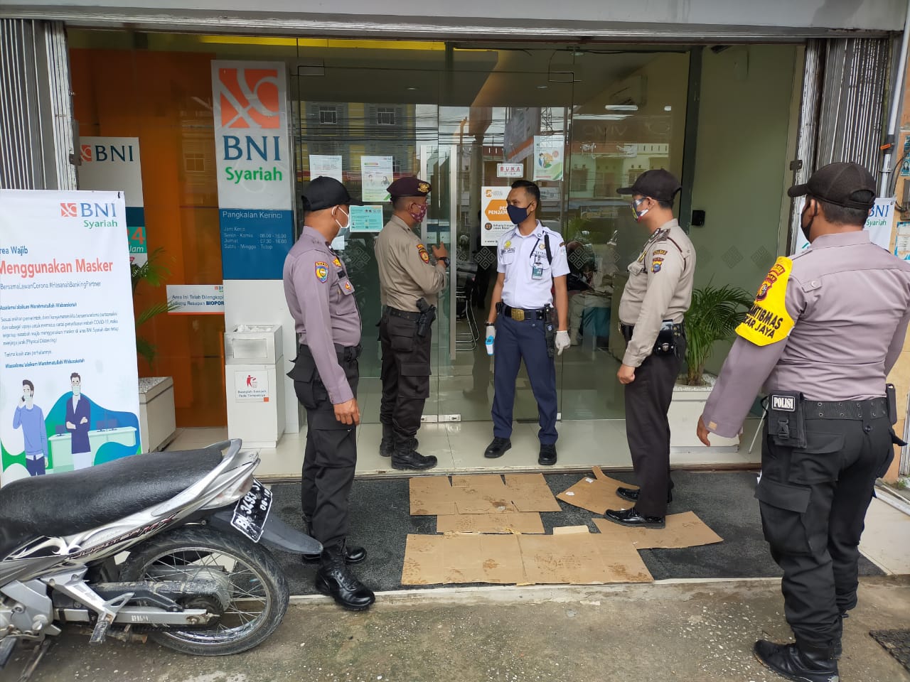 Ciptakan Suasana yang Kondusif, Polsek Pangkalan Kerinci Lakukan Patroli C3