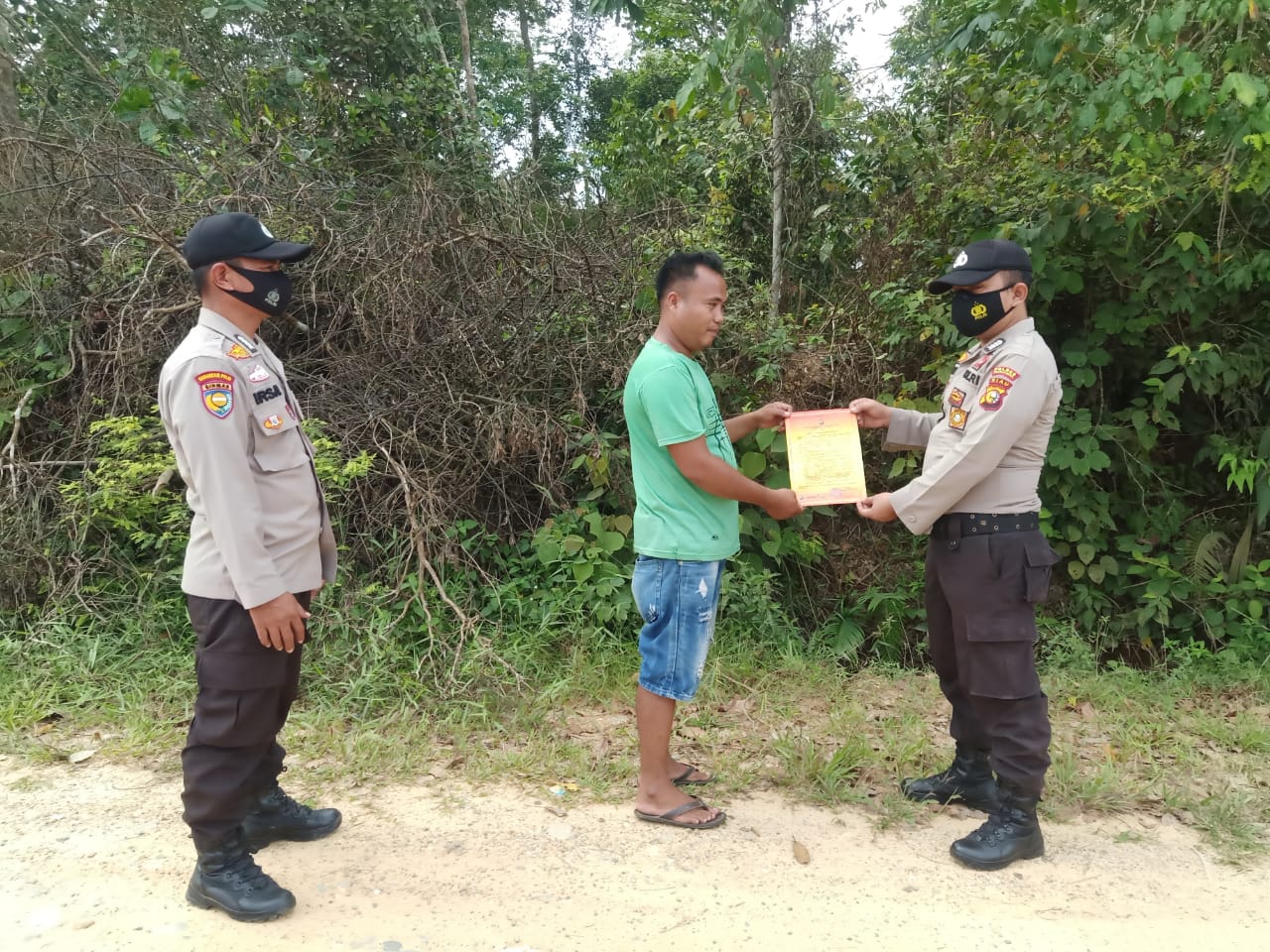 Polsek Pangkalan Lesung Terus Awasi Lahan yang Rawan Karhutla