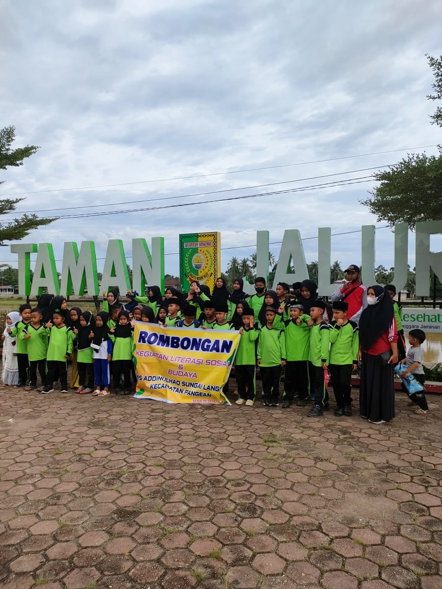 Kegiatan Akhir Semester, Mis A'ddinulhaq Sungai Langsat Kunjungi Objek Wisata