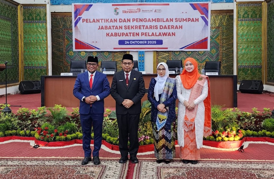 Resmi Jadi Sekda Pelalawan, Zulfan Minta Doa dan Dukungan Masyarakat