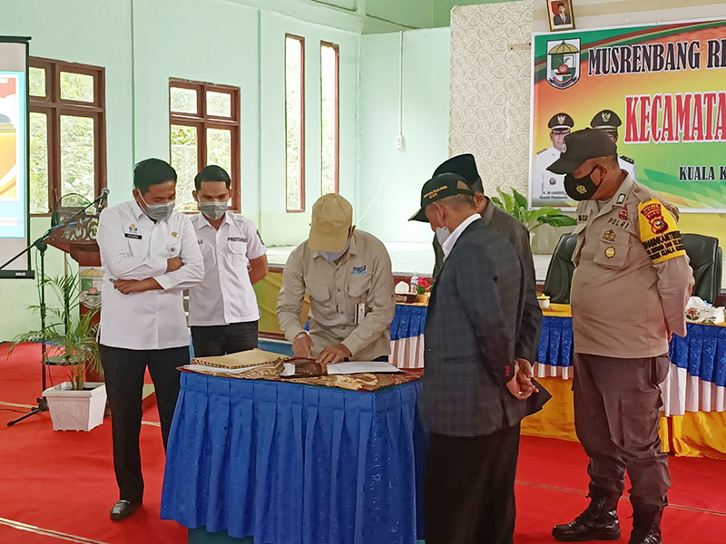 Polsek Kuala Kampar Hadiri Musrenbang RKPD Kecamatan