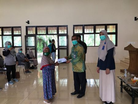 H.Mursini Bupati Kuansing Hadiri BPJS Kesehatan Goes To Customer 2020 Di Kecamatan Logas Tanah Darat.