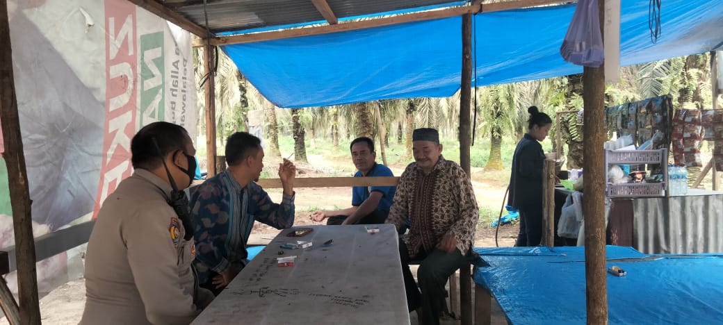 DDS, Personel Polsek Bandar Sei Kijang Beri Imbauan Prokes dan Kamtibmas