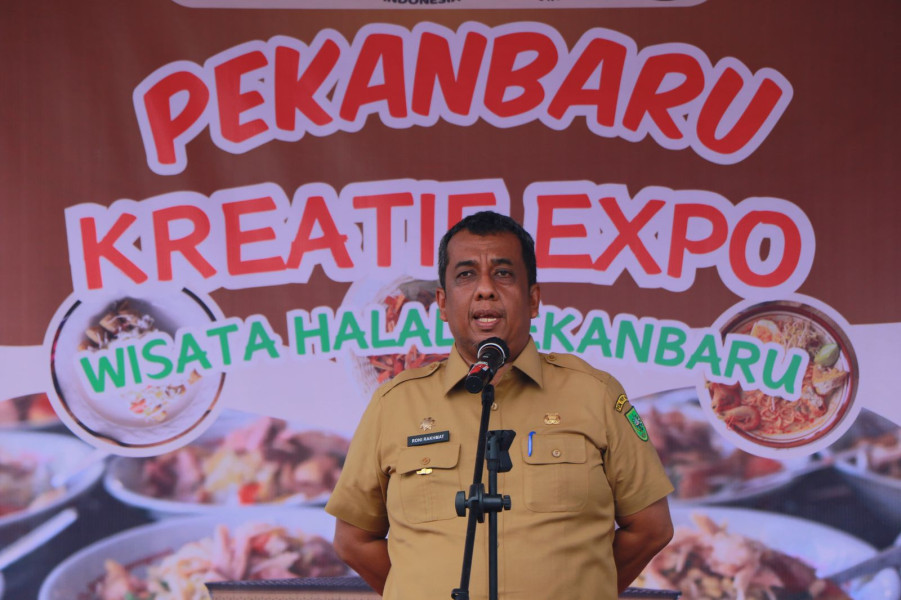 Pj Walikota Resmi Buka Kreatif Expo, UMKM Pekanbaru Berjaya