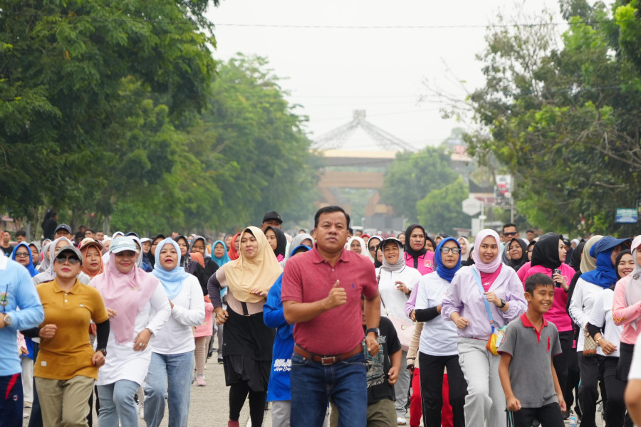 CFD Di Launching Bupati Suhardiman;  Warga Kuansing Sambut Antusias