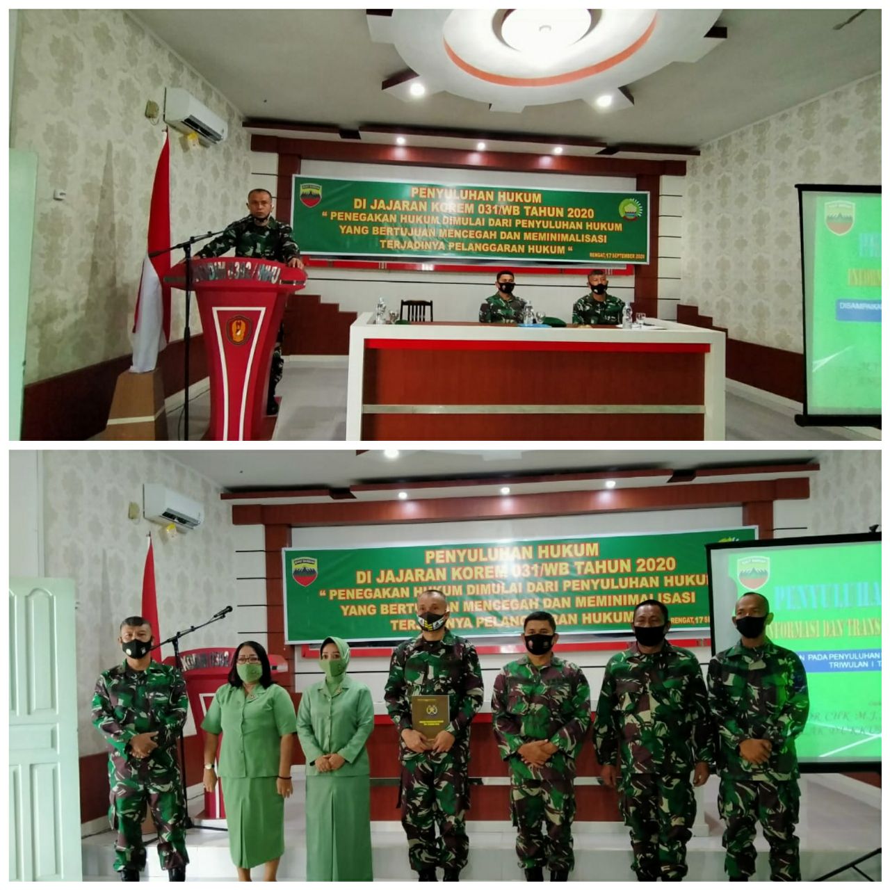 Kodim 0302/Inhu Laksanakan Penyuluhan Hukum