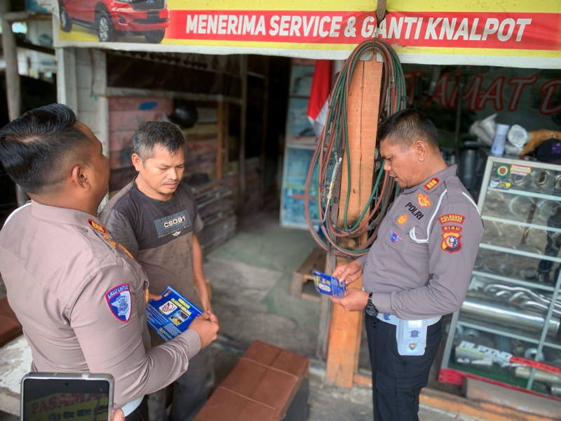 Polresta Pekanbaru Imbau Bengkel Tak Layani Knalpot Brong Selama Ramadhan