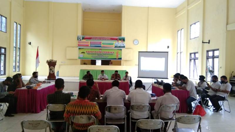 Kapolsek Bandar Sei Kijang Hadiri Rapat Terbuka Pleno PPK