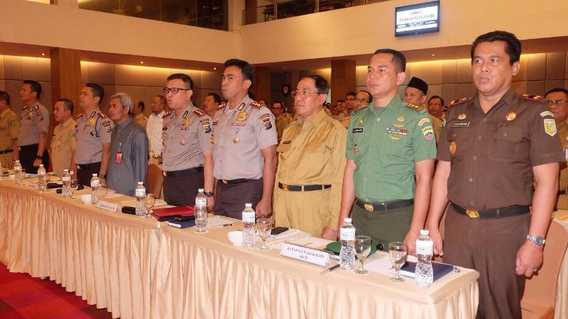Dukung Penyelenggaraan Pilkada 2018, HM Wardan Hadiri Rapat Koordinasi Bupati-Wali Kota se-Riau