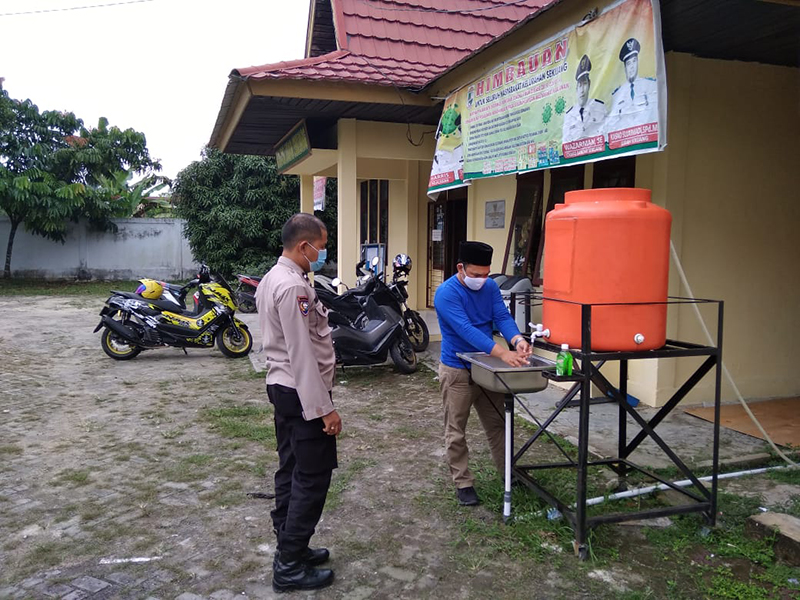 Polsek Bandar Sei Kijang Laksanakan Cek dan Kontrol Kantor Instansi Pemerintah