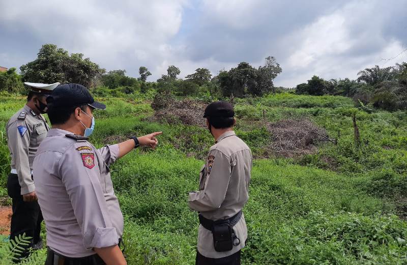 Antisipasi Karhutla, Polsek Pangkalan Kerinci Galakkan Patroli Daerah Rawan Kebakaran