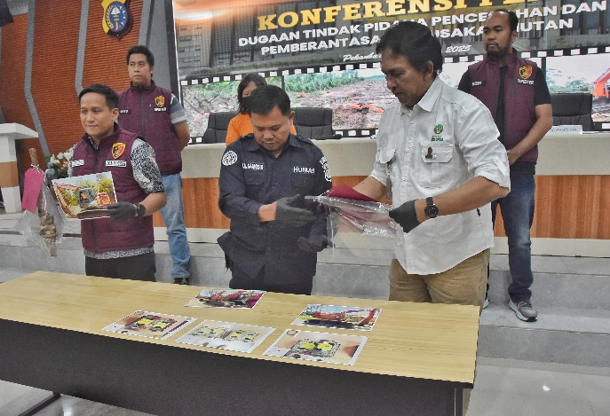 IRT Ditangkap Polda Riau Saat Buka Hutan Suaka Margasatwa di Bengkalis