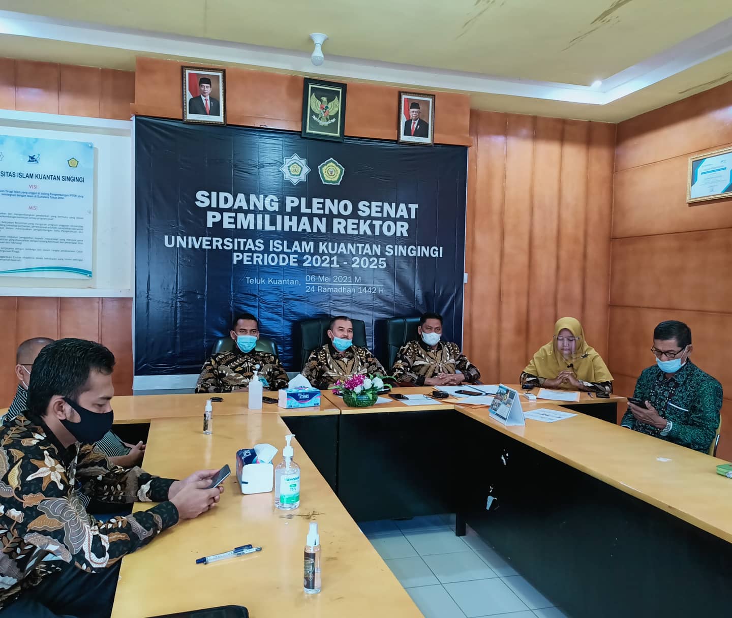 DR. Nopriadi, S.Km., M.Kes Terpilih Secara Aklamasi Dalam Pemilihan Rektor Universitas Islam Kuantan Singingi (UNIKS) Periode 2021-2025