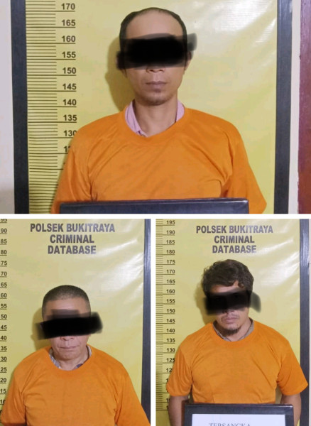 Polisi Ringkus Tiga Penadah Hasil Kejahatan Begal di Pekanbaru