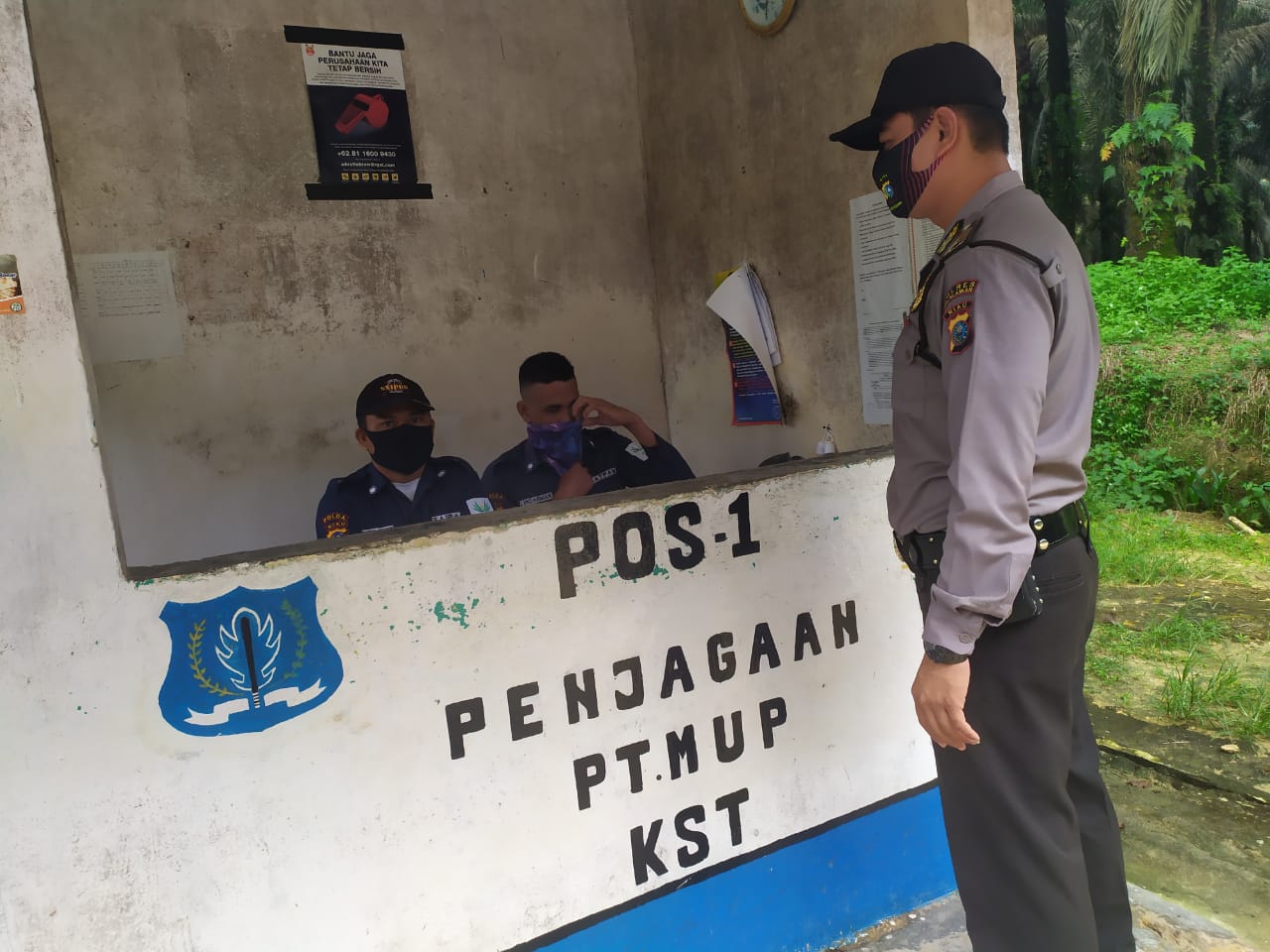 Polsek Langgam Antisipasi C3 dan Sosialisasikan Prokes dengan Giatkan Patroli