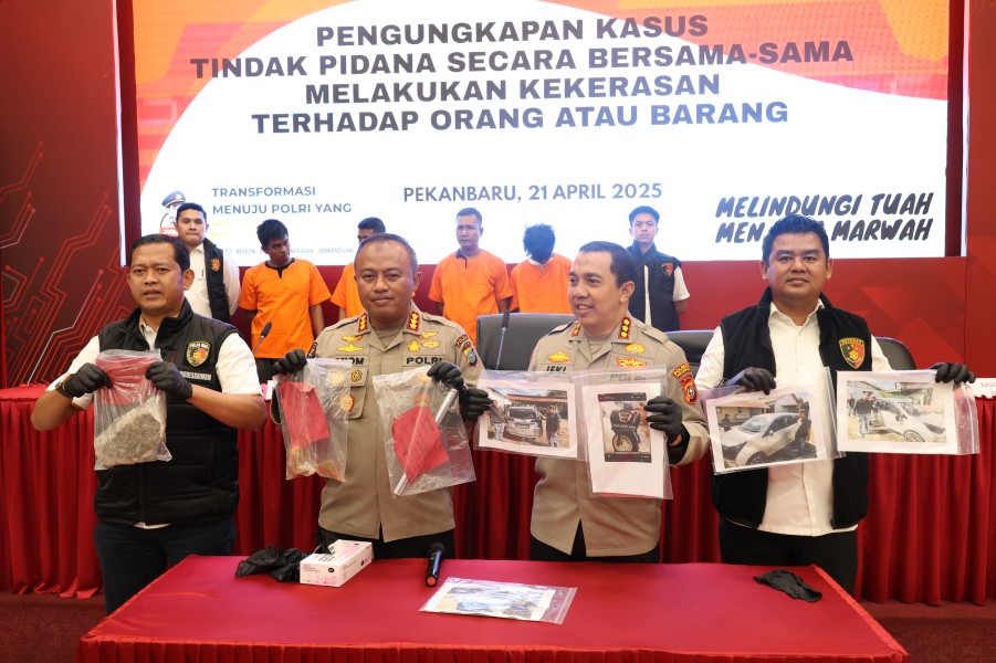 Tindak Tegas Debt Collector, Polda Riau Juga Kejar 7 Pengeroyok Depan Mapolsek Bukit Raya