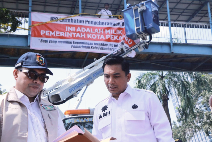 Pemko Pekanbaru Ambil Alih Empat JPO yang Belum Diserahkan Sejak 2019