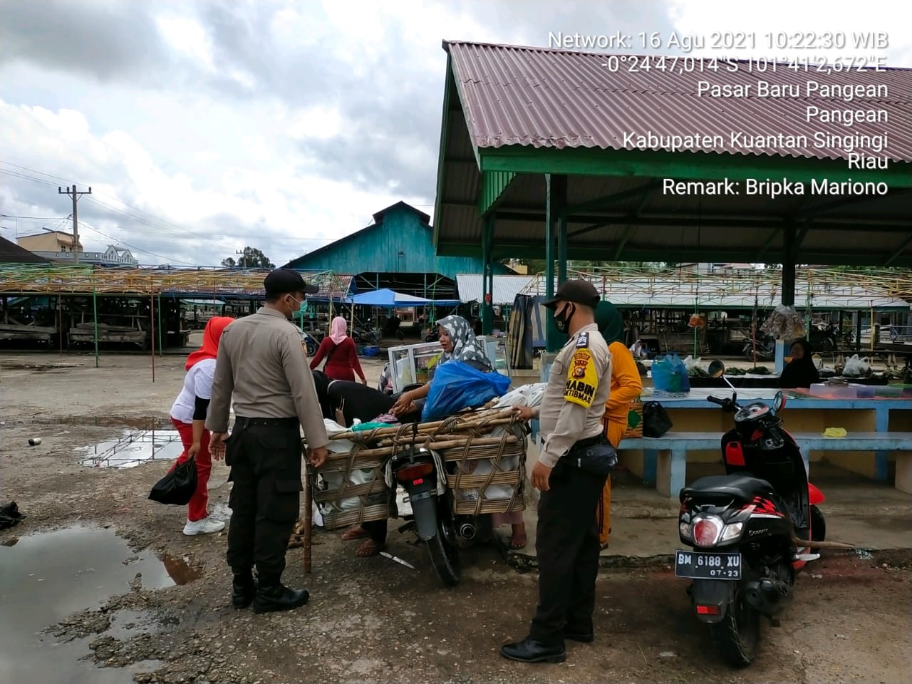 Kegiatan Ops Bina Waspada Lancang Kuning 2021 Sosialisasi Radikalisme, Ujaran Kebencian, Toga, Tomas dan Todat, di wilkum Polres Kuansing