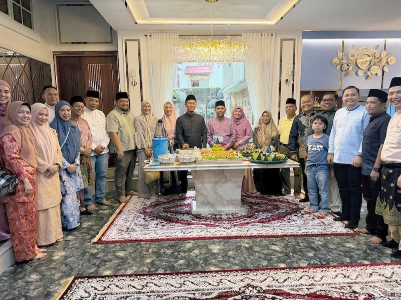 Wali Kota Agung Nugroho Hadiri Syukuran Wakil Ketua DPRD dan Temui Wakil Wali Kota dalam Silaturahmi Idulfitri