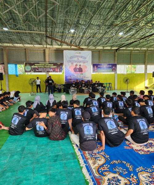 Polsek Cerenti dan Polsek Kuantan Hilir Pengamanan Ketat Kampanye Dialogis Paslon Bupati dan Wakil Bupati Nomor Urut 1 di Kecamatan Cerenti