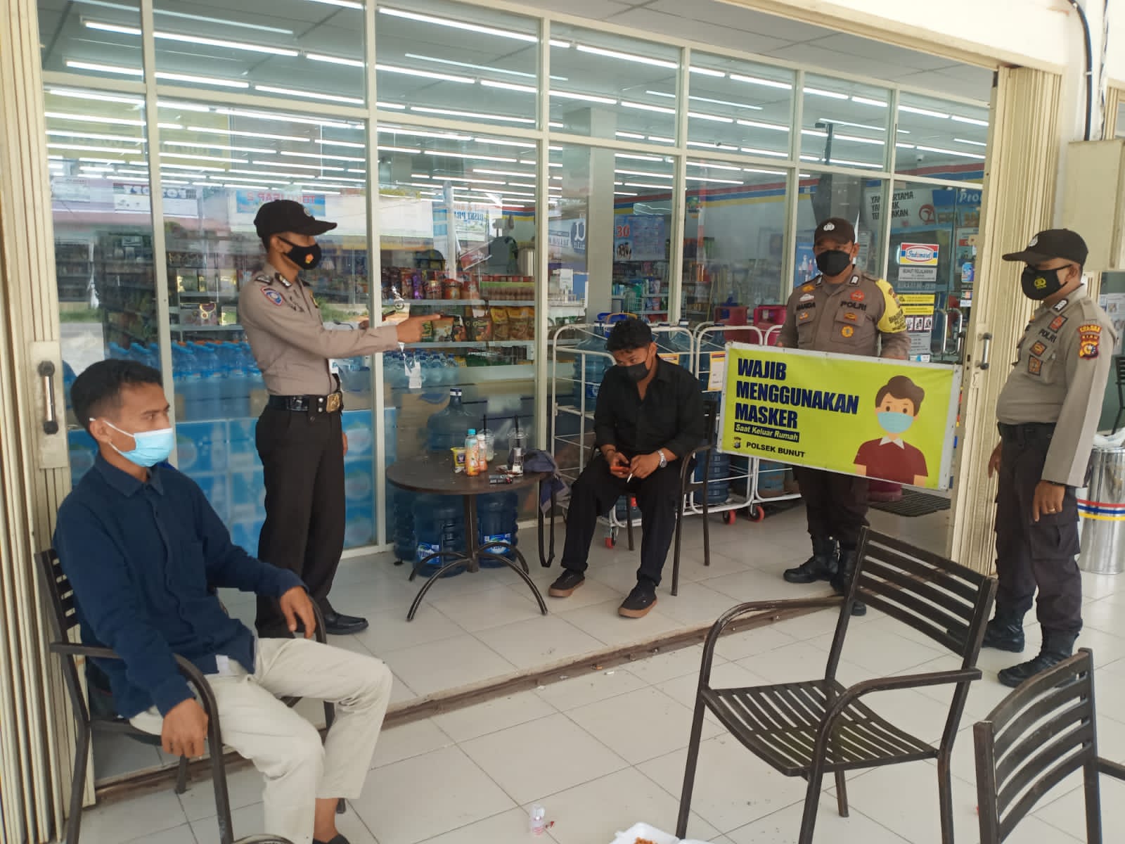 Imbau Penerapan Prokes, Polsek Bunut Gelar Operasi Yustisi