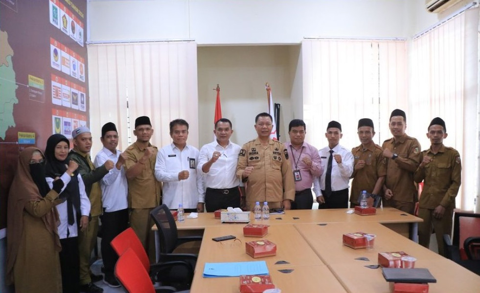 Kepala BKPSDM Pekanbaru Irwan Suryadi Dampingi Sekda Audiensi dengan Guru PAI